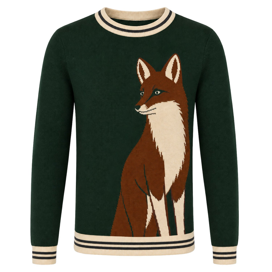 Malhas jacquard clássicas vintage listradas de damasco masculinas