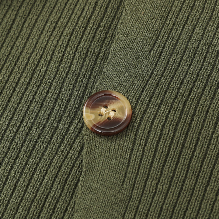 Women's Green 70s Vintage Minimalist Turtleneck Knit