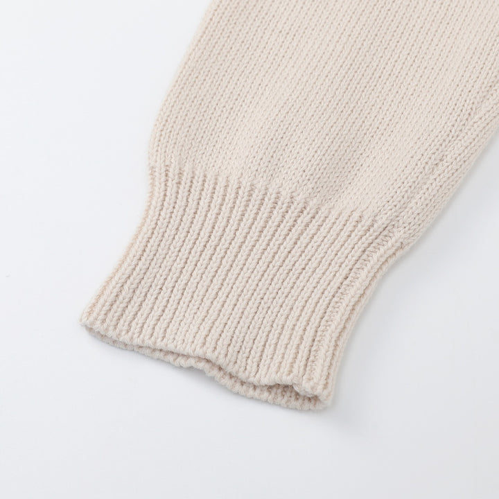 Women's Apricot 70s Vintage Cable Knit Shawl Collar Cardigan