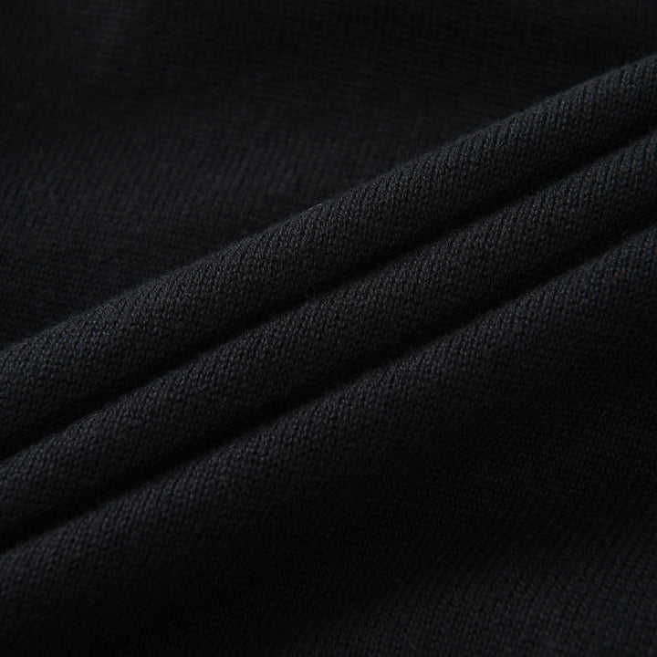 Dame Svart Vintage Gotisk Hodeskalle Jacquard Strikkegenser