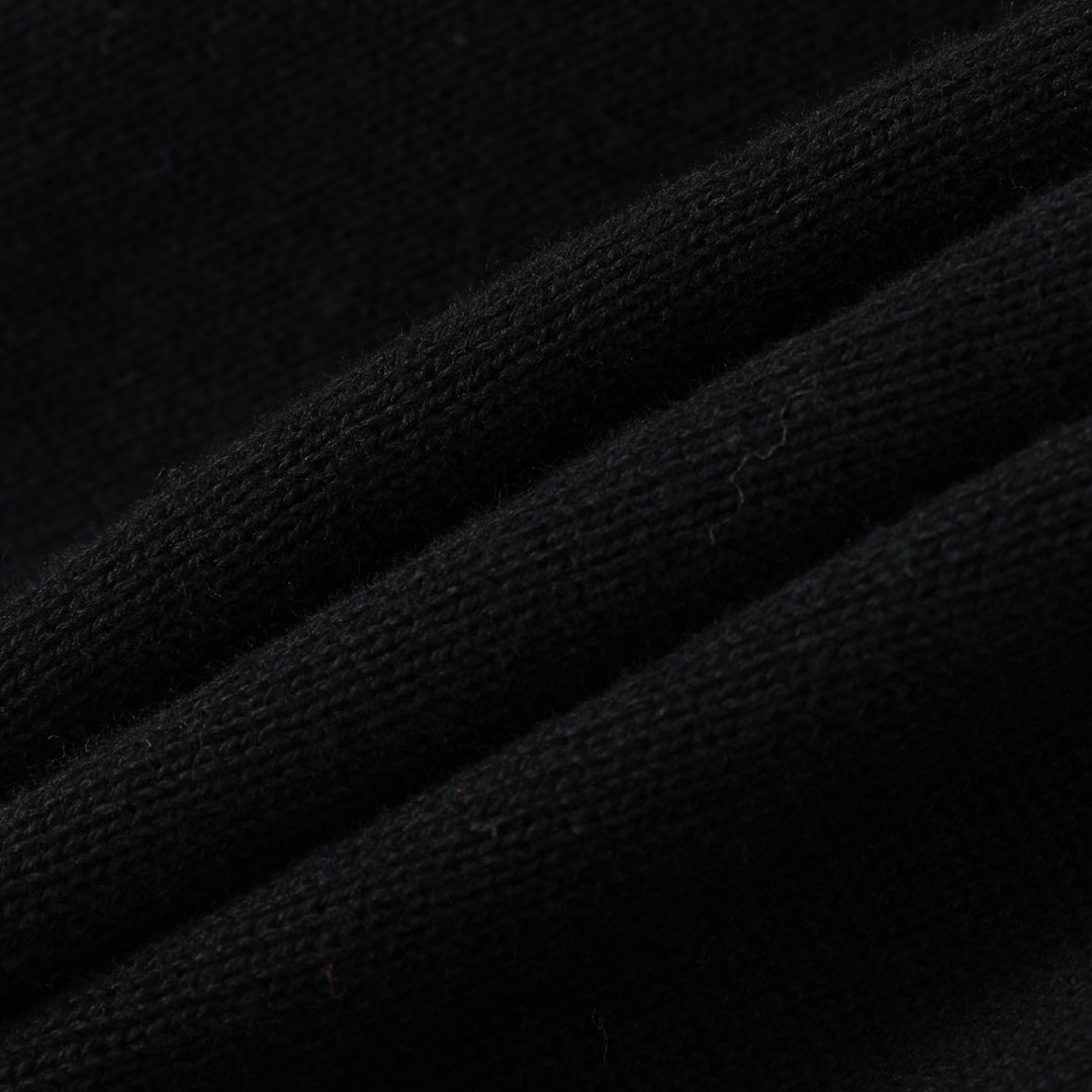 Women's Black Dark Romantic Black Cat & Red Rose Bell Sleeve Knit Cardigan