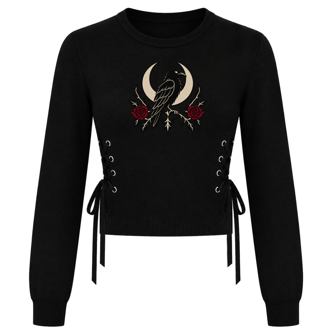 Cardigan de Malha com Capuz Vintage dos Anos 70 para Mulher - Comprimento Curto