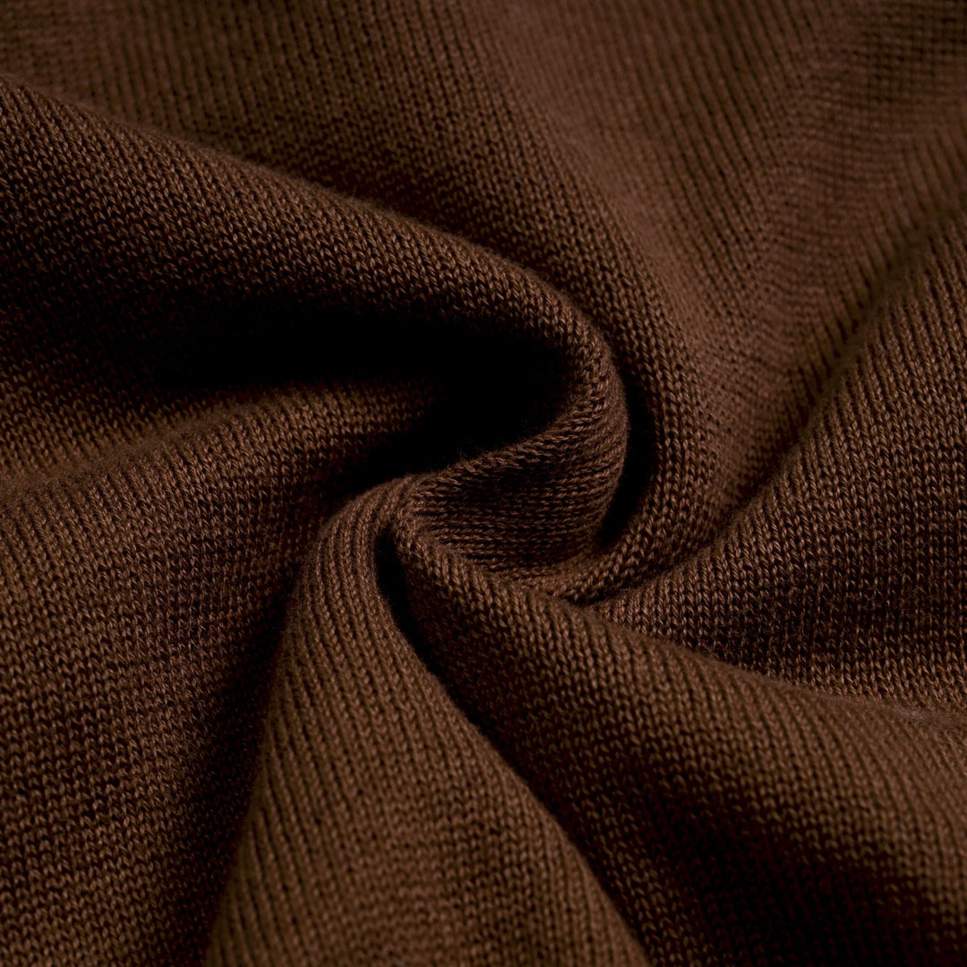 Cardigan en maille à portrait artistique des années 70 pour femme - Longueur courte