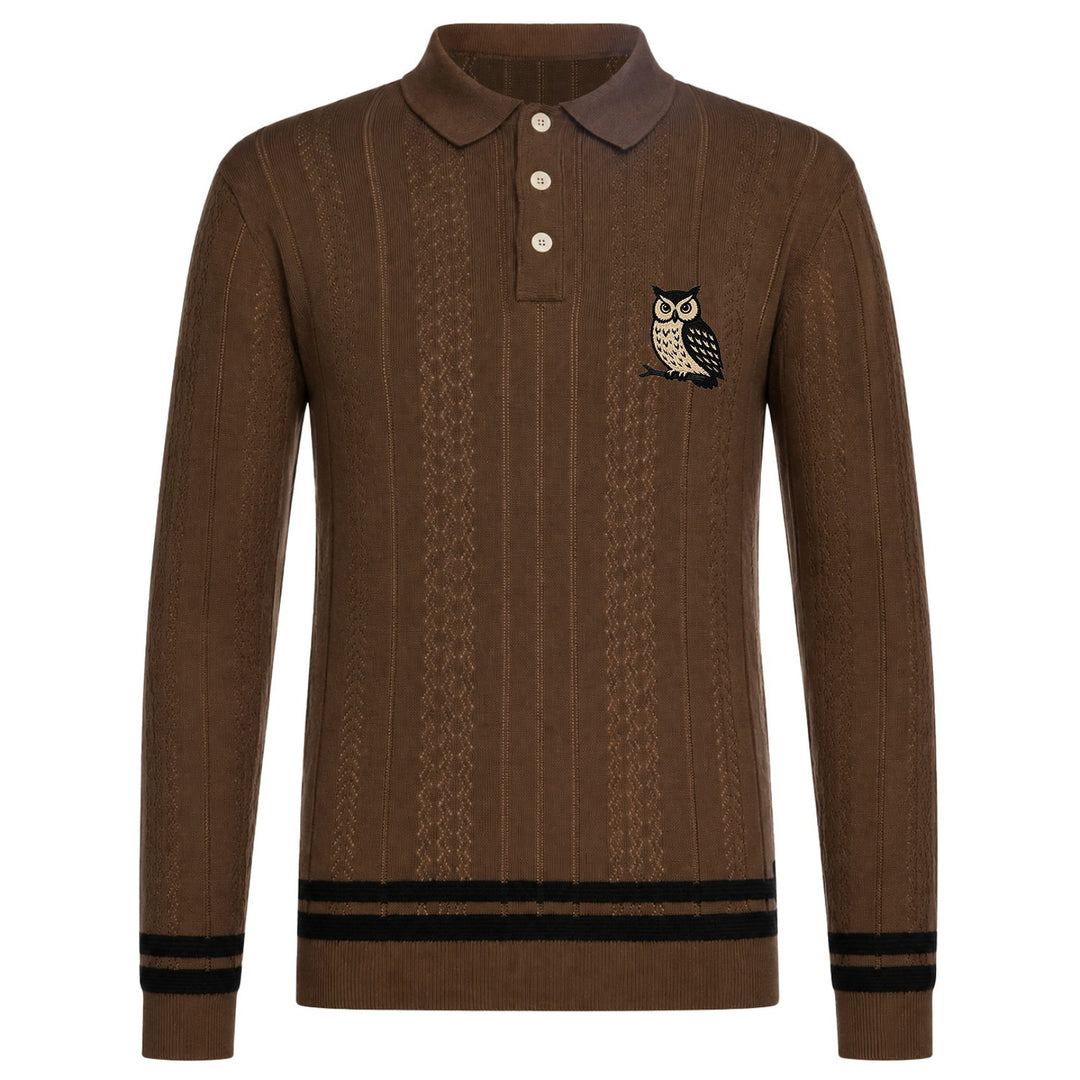 Polo de malha clássico bordado com coração verde masculino (cópia)