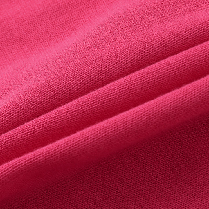 Cardigan en maille brodé éléphant rose rétro années 70 pour femme