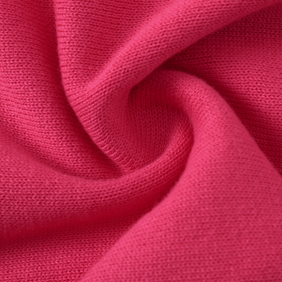 Cardigan en maille brodé éléphant rose rétro années 70 pour femme