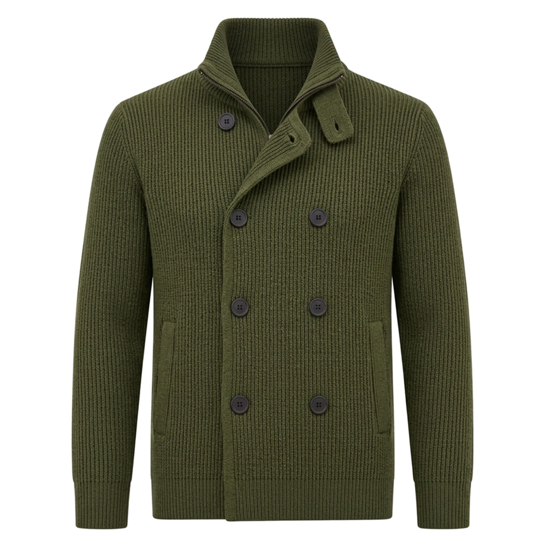 Heren Minimalistische Britse Stijl Jacquard Gebreid Vest