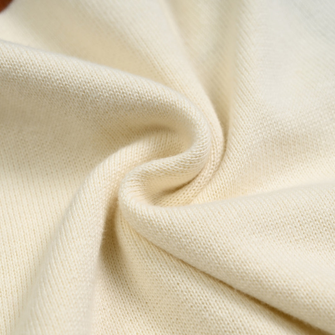 Cardigan da uomo anni '70 a righe da corsa in maglia jacquard