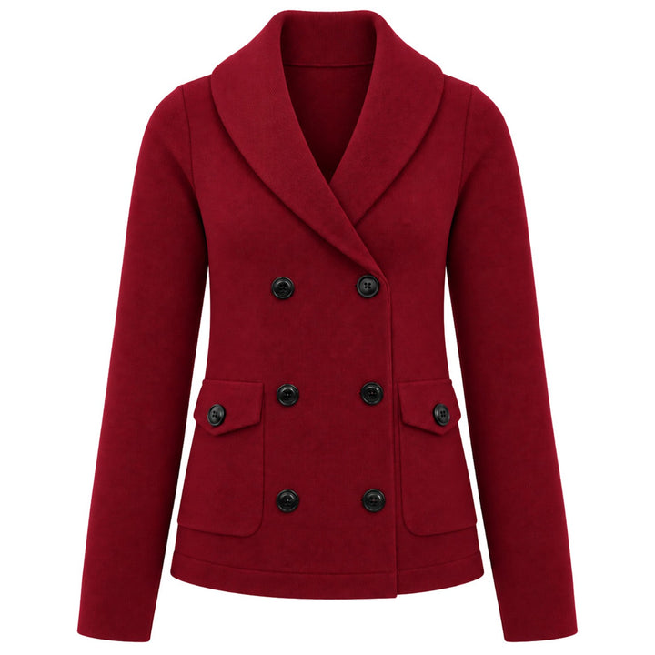 Women's Vintage British-Style Jacquard Knit Cardigan