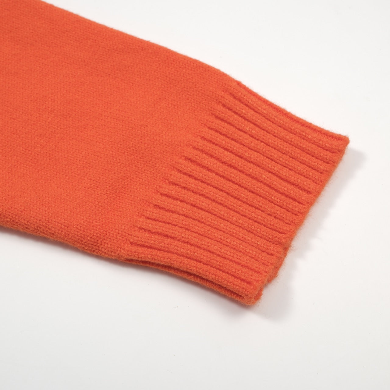Men's Chest Lines Long Sleeve Orange Sweater