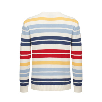 Men's Rainbow Lines Knitted Sweater