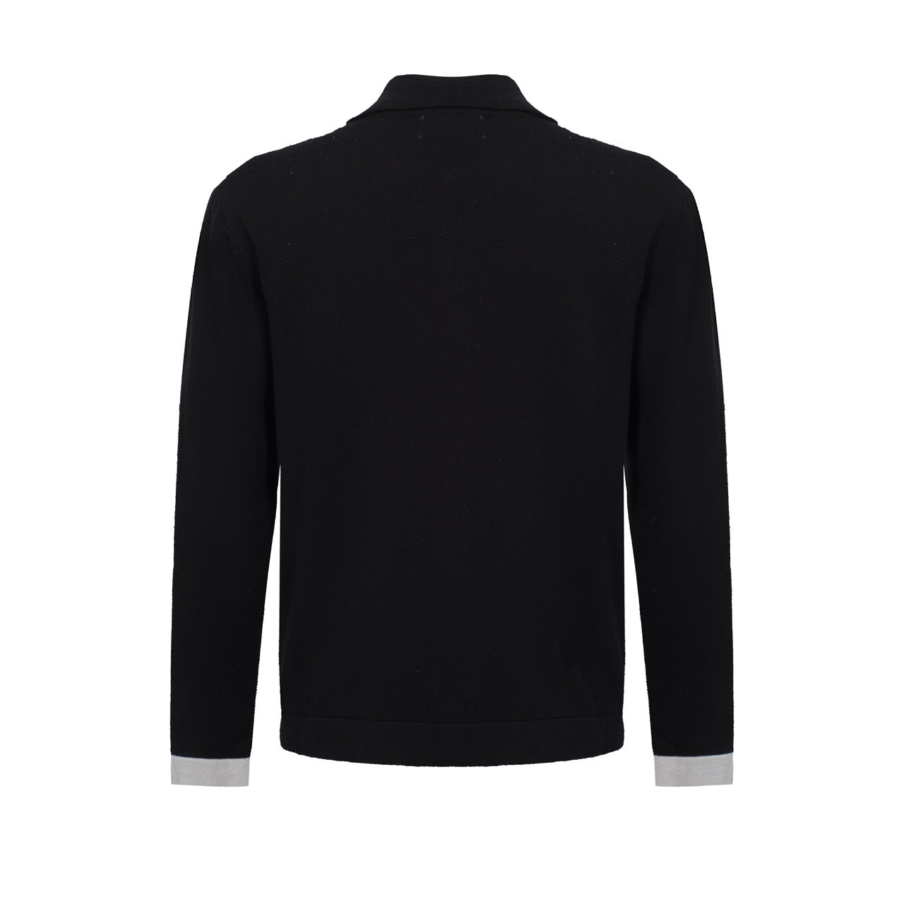 Men's Rockabilly Band Black Knit Cardigan