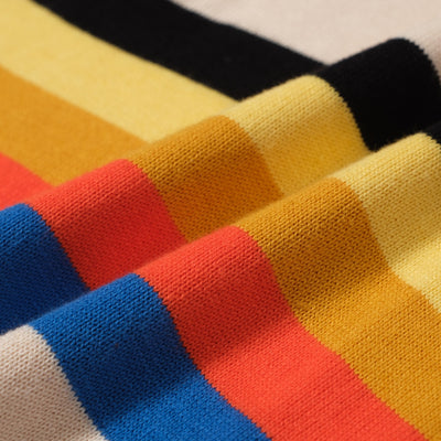 Polo rétro en tricot bleu des années 60 pour hommes