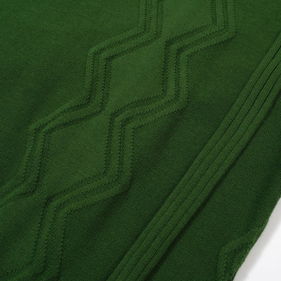 Heren casual jaren 1960 mod stijl donker oranje mod gebreide knop retro polo