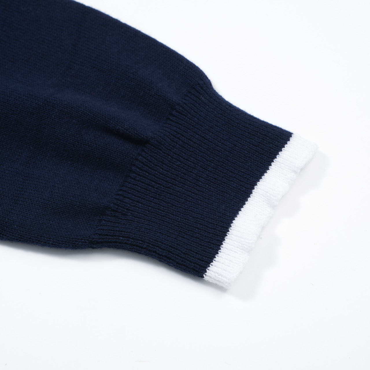 Men's Navy Blue Knitted Long Sleeve Wear