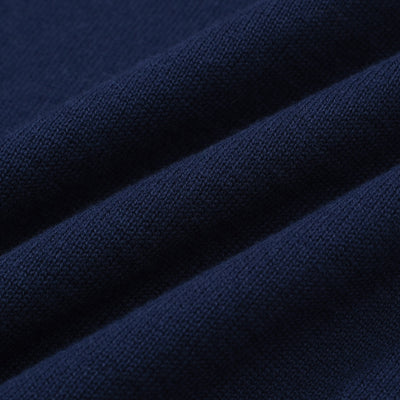 Men's Navy Blue Knitted Long Sleeve Wear