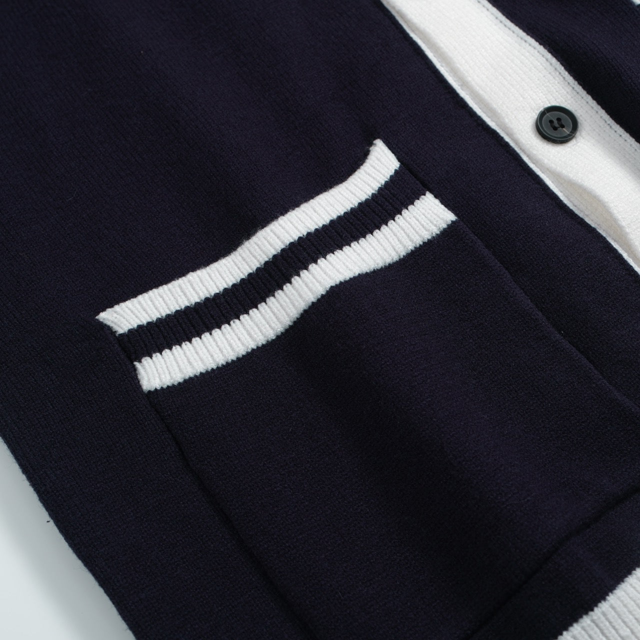 YOKE / ヨーク「7G OVERSIZED HALF CARDIGAN C/N」 - input