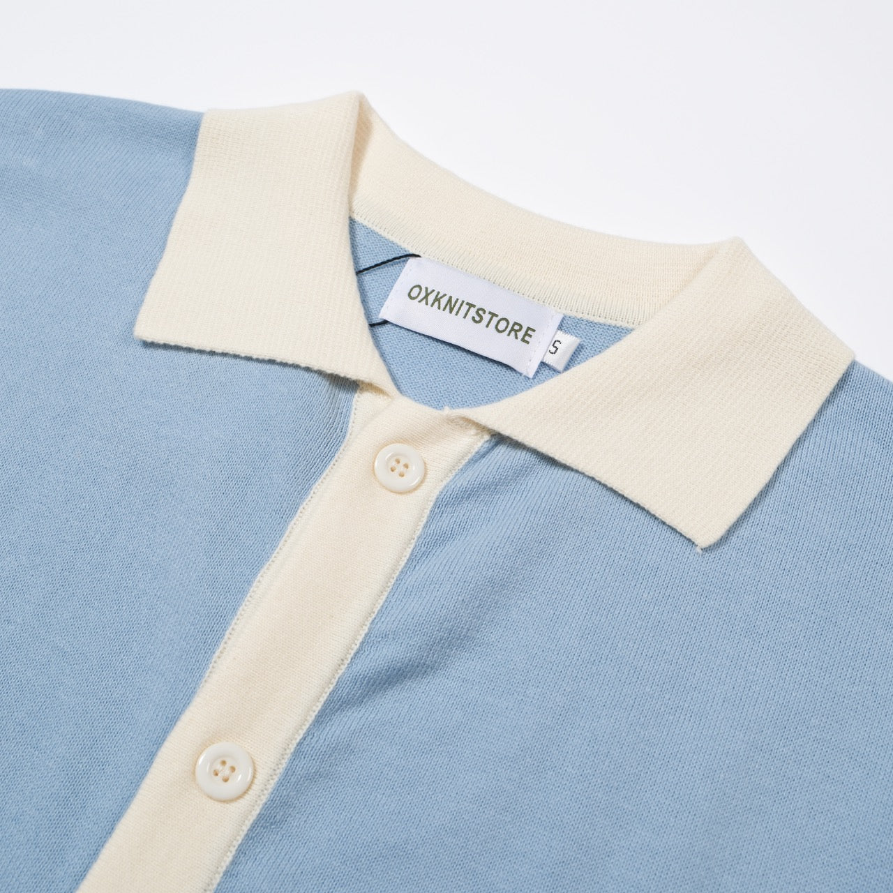 Lässiges Herren-Poloshirt im Mod-Stil der 1970er Jahre mit Farbverlauf Retro Dunkelblau