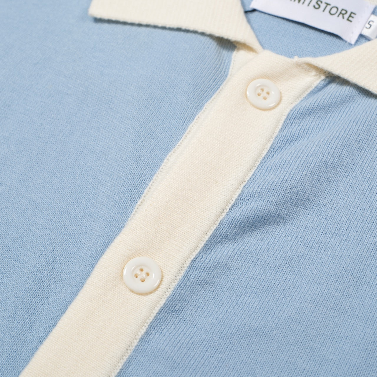 Polo bleu foncé rétro décontracté des années 1970 pour hommes