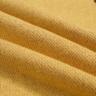 Men's Yellow Long Sleeve Knitted T-Shirt