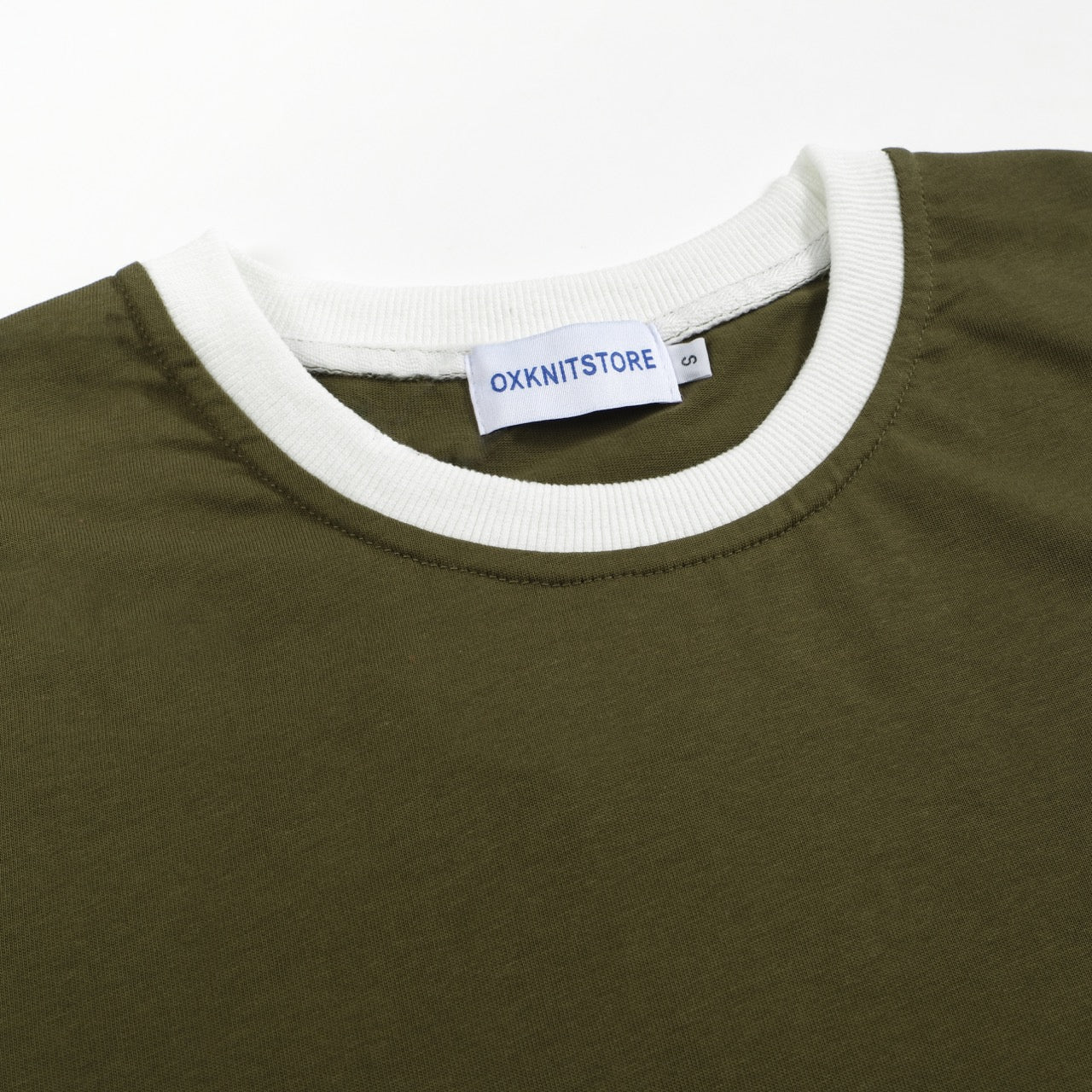 Jaren 60 Etro Mod Ringer Tee (groenblijvend)
