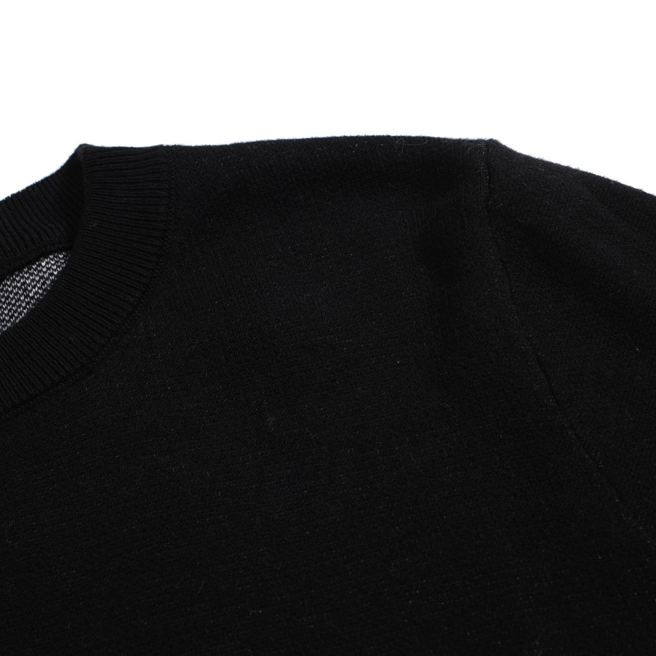Women 1960s Retro Wave Knitwear T-shirts Black