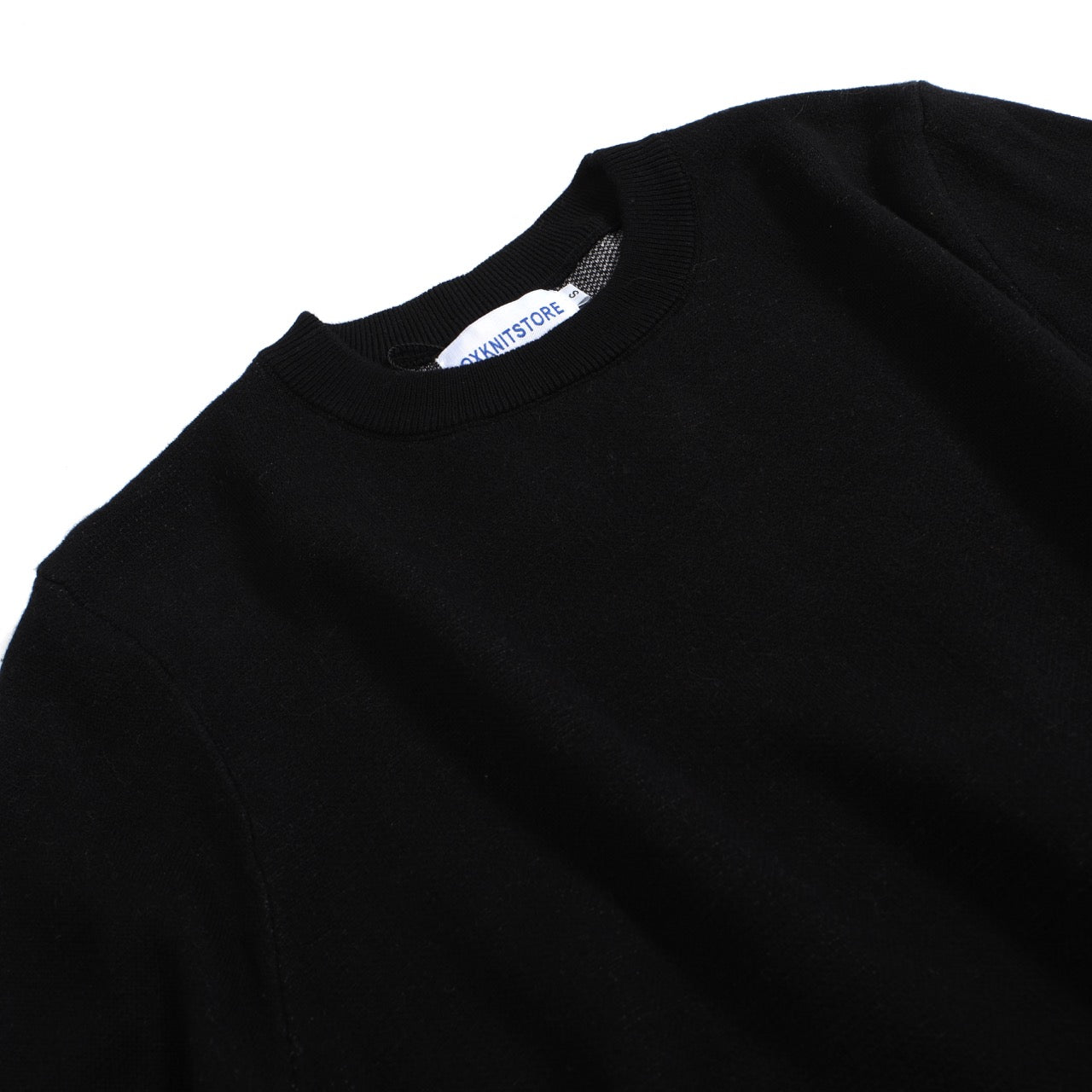 Women 1960s Retro Wave Knitwear T-shirts Black