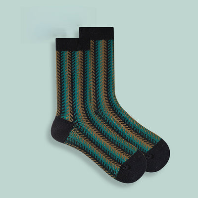 Retro Ethnic Style Sport Mid-Calf Length Sock