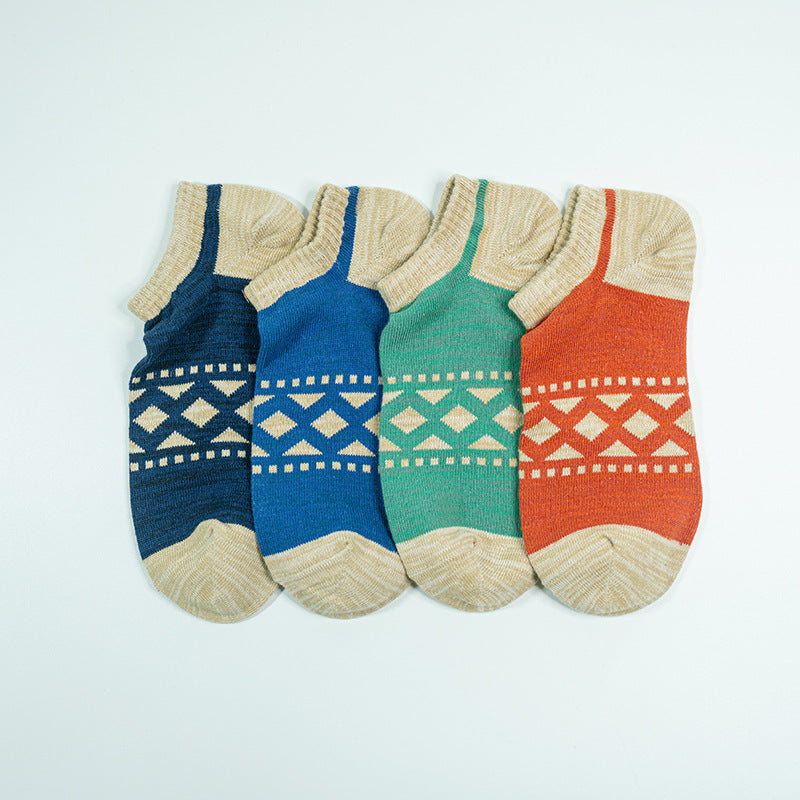 Calcetines estilo harajuku étnico vintage para hombre