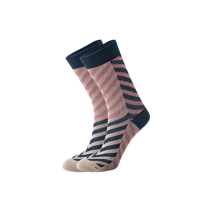 Tube Socks Retro gestreepte herensokken