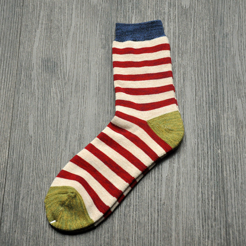 Retro-Socken Herren-Socken im Ethno-Stil Dicke Socken