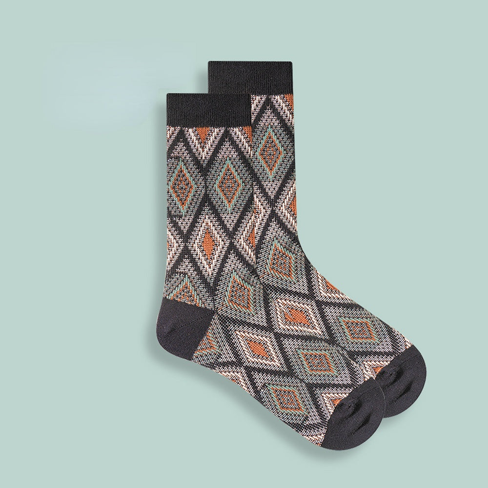 Automne et Hiver Nouvelles Chaussettes Chaussettes Rétro