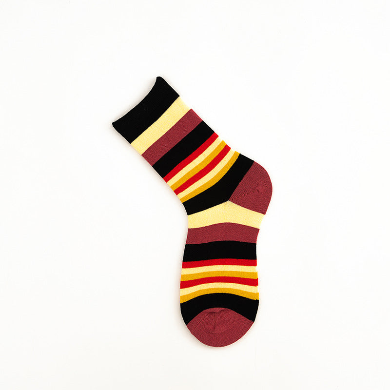 Tube Socken Retro-Stil Socken aus reiner Baumwolle
