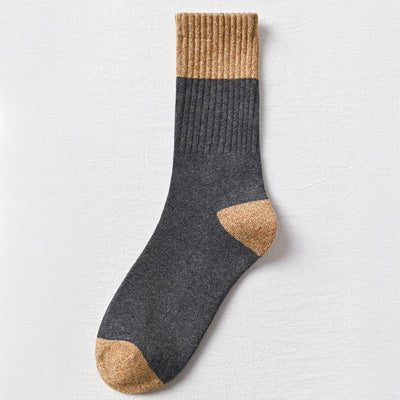 Men's Socks High Tube Thickened Winter Long Tube Terry Men's Socks