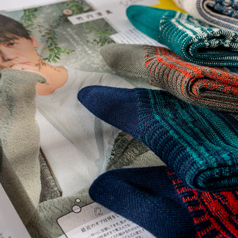 Autumn and Winter Socks Retro Tube Socks