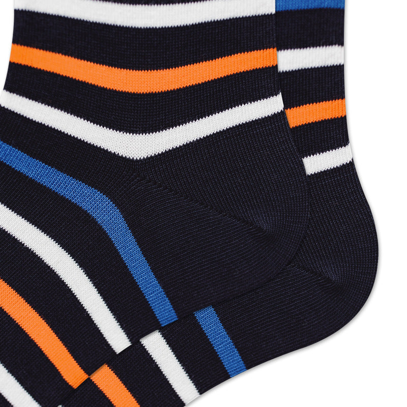 Ανδρική κάλτσα Vintage Stripe μέχρι τη μέση της γάμπας