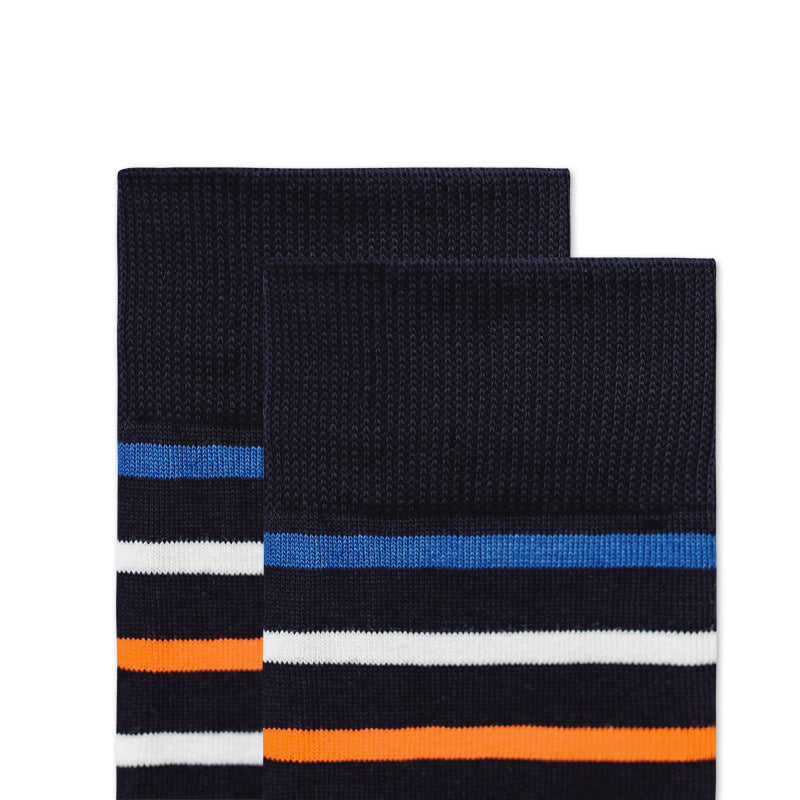 Ανδρική κάλτσα Vintage Stripe μέχρι τη μέση της γάμπας