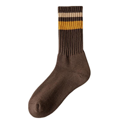Ανδρικές κάλτσες φθινοπωρινές και χειμερινές χοντρές αθλητικές κάλτσες ζεστού ελεύθερου χρόνου