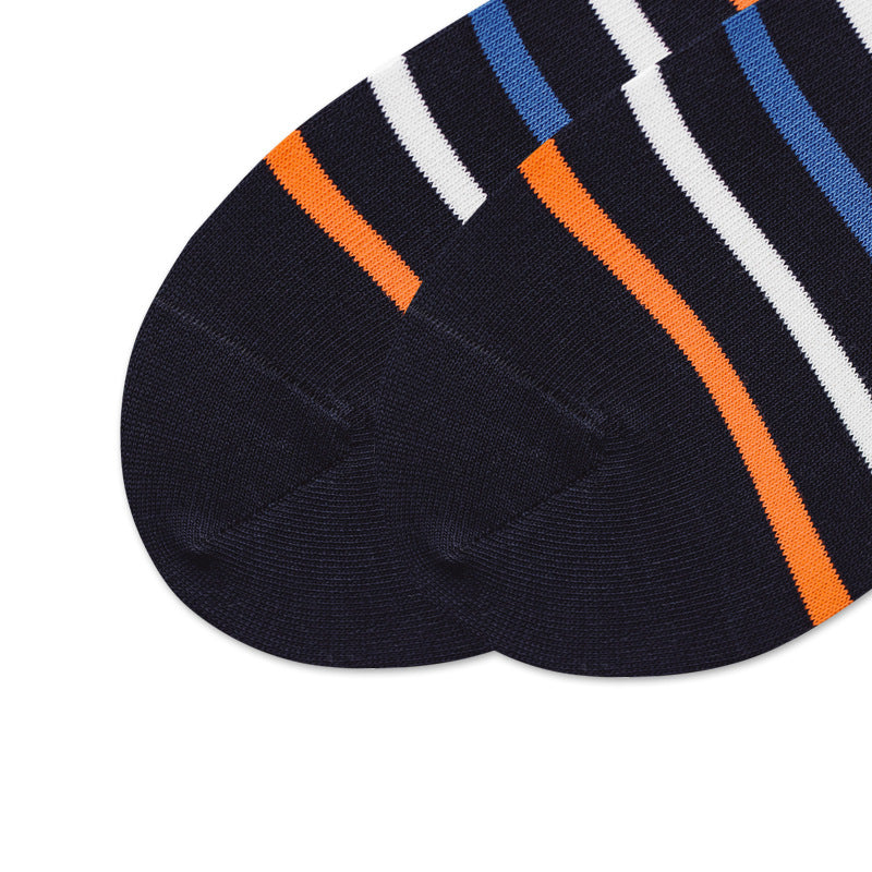 Vintage Stripe Men's Mid-Calf Length Sock