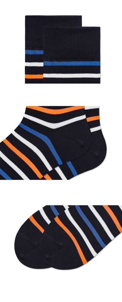 Ανδρική κάλτσα Vintage Stripe μέχρι τη μέση της γάμπας
