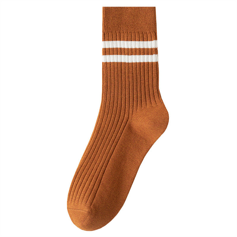 Herrensocken Baumwolle Herbst Neue Sport Freizeit Atmungsaktive Schweißabsorbierende Lange Socken