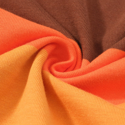 T-SHIRT À MANCHES LONGUES À RAYURES RETRO SEVENTIES POUR HOMME